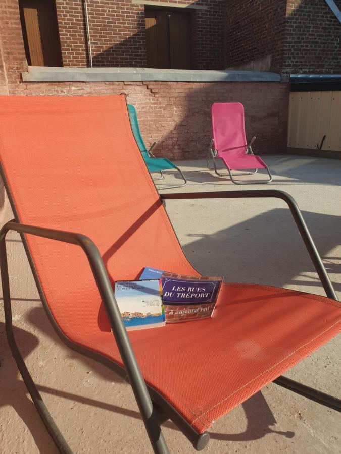 Notre Nid - Grande Terrasse Privee En Bord De Mer, Au Coeur Du Quartier Historique Du Treport ! Wifi Le Tréport Dış mekan fotoğraf